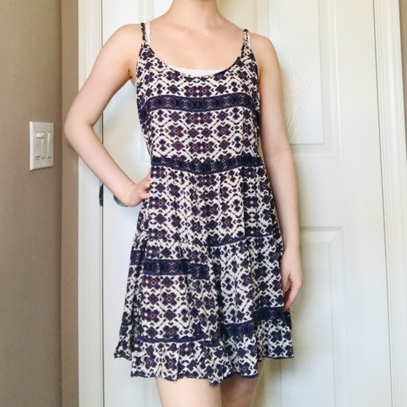 Brandy Melville Dresses | Brandy Melville Jada Dress | Color: Blue/Purple | Size: Os | Brittleyreese's Closet